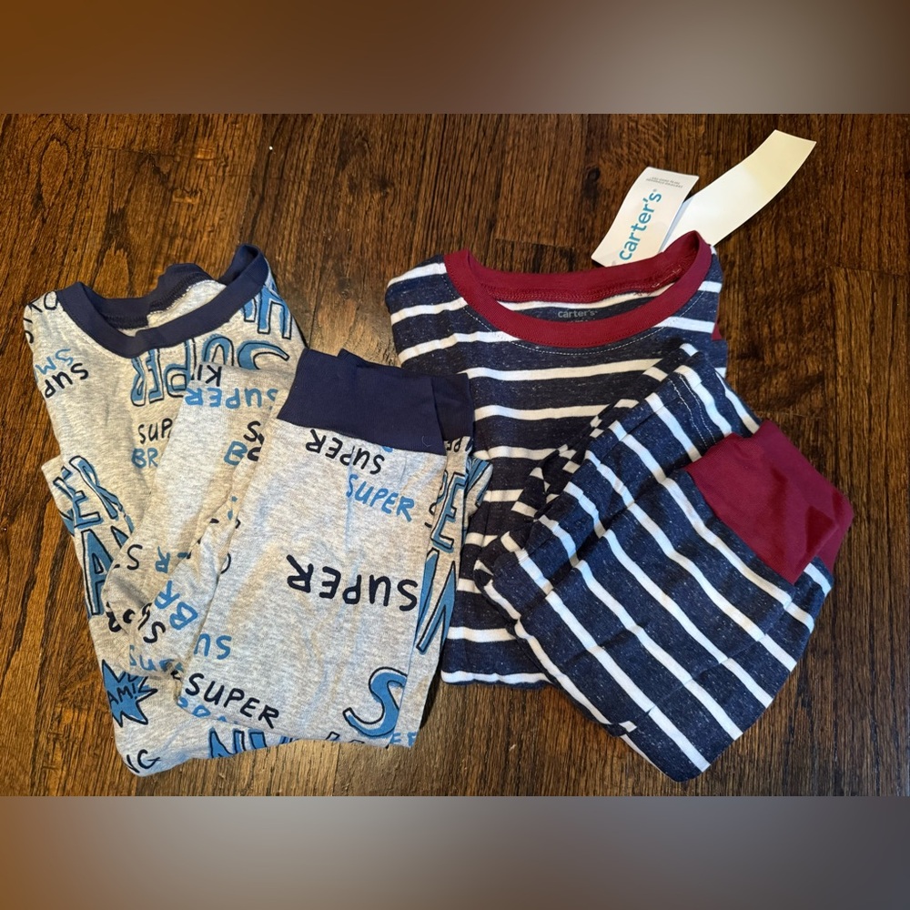Boys Size 10 pajamas set of 2. Brand new.